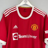 2021/22 MANCHESTER UNITED RONALDO #7 HOME SHIRT (XXL) ADIDAS