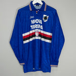 1995/96 SAMPDORIA #6 L/S HOME SHIRT (L) ASICS