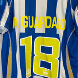 2007/08 DEPORTIVO LA CORUNA A.GUARDADO #18 HOME SHIRT (L) CANTERBURY