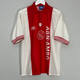 1995/96 AJAX *DE MEER* HOME SHIRT (M) UMBRO