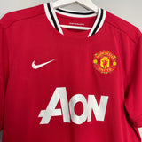 2011/12 MANCHESTER UNITED FERDINAND #5 HOME SHIRT (L) NIKE