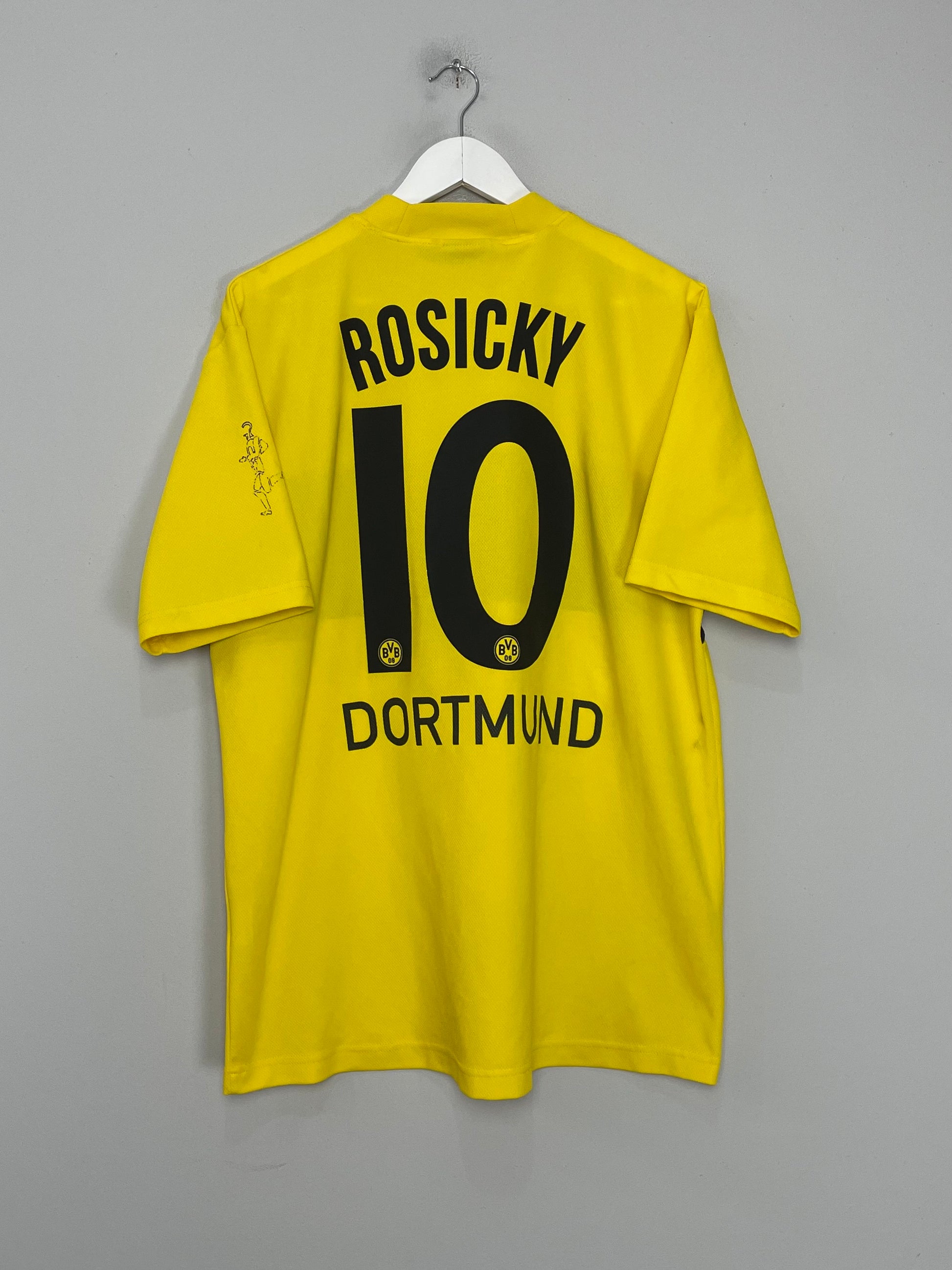 2002/03 DORTMUND ROSICKY #10 HOME SHIRT (XL) GOOOLDE