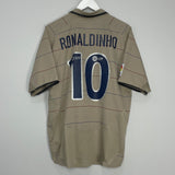 2003/04 BARCELONA RONALDINHO #10 AWAY SHIRT (L) NIKE