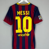 2013/14 BARCELONA MESSI #10 HOME SHIRT (S) NIKE