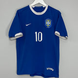 2006/07 BRAZIL RONALDINHO #10 AWAY SHIRT (M) NIKE