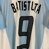 2002/04 ARGENTINA BATISTUTA #9 HOME SHIRT (L) ADIDAS