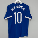 2006/07 BRAZIL RONALDINHO #10 AWAY SHIRT (M) NIKE