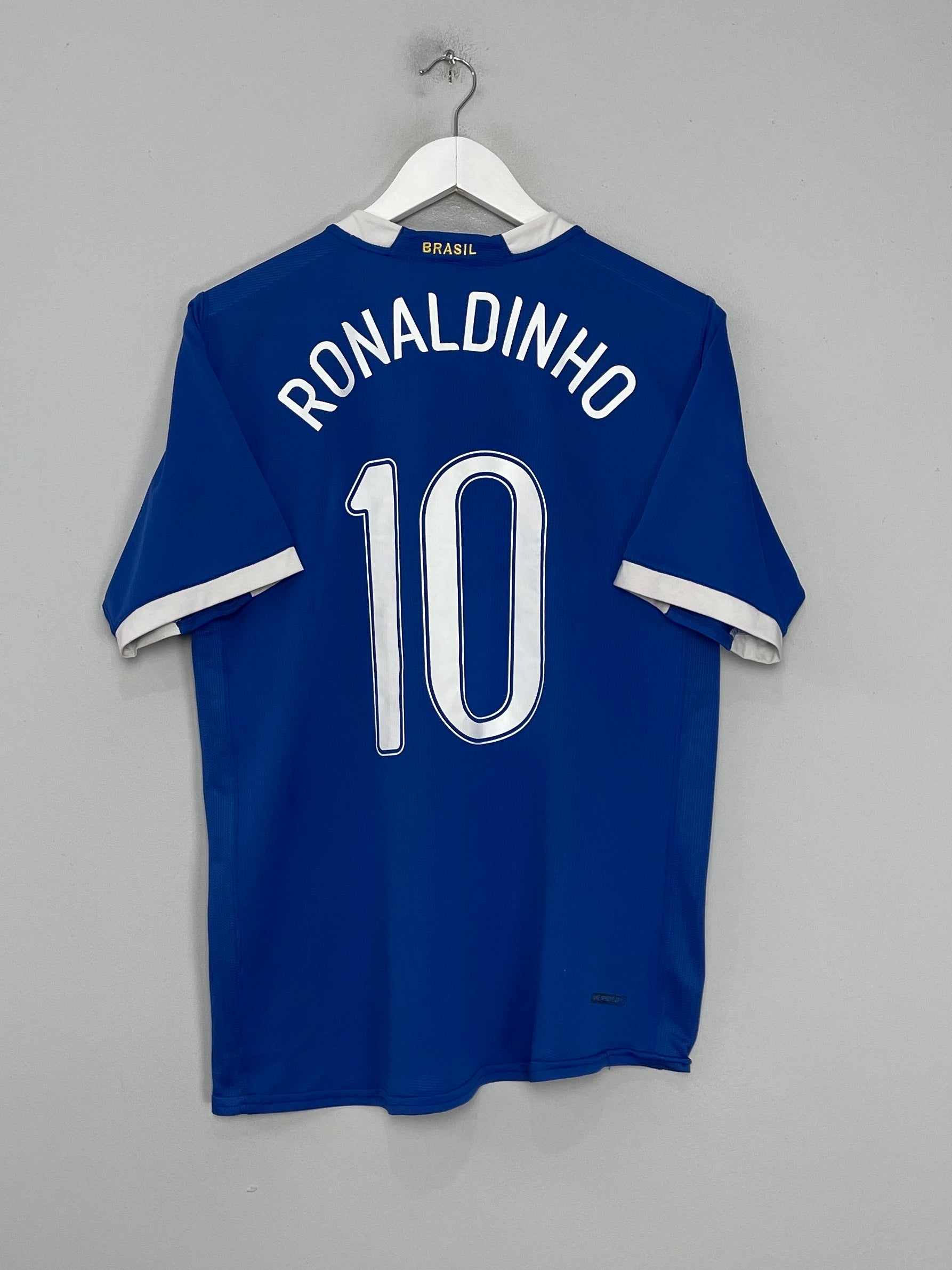 2006/07 BRAZIL RONALDINHO #10 AWAY SHIRT (M) NIKE