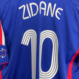 2006/07 FRANCE ZIDANE #10 HOME SHIRT (XXL) ADIDAS