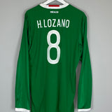 2016/17 MEXICO H.LOZANO #8 L/S HOME SHIRT (XL) ADIDAS