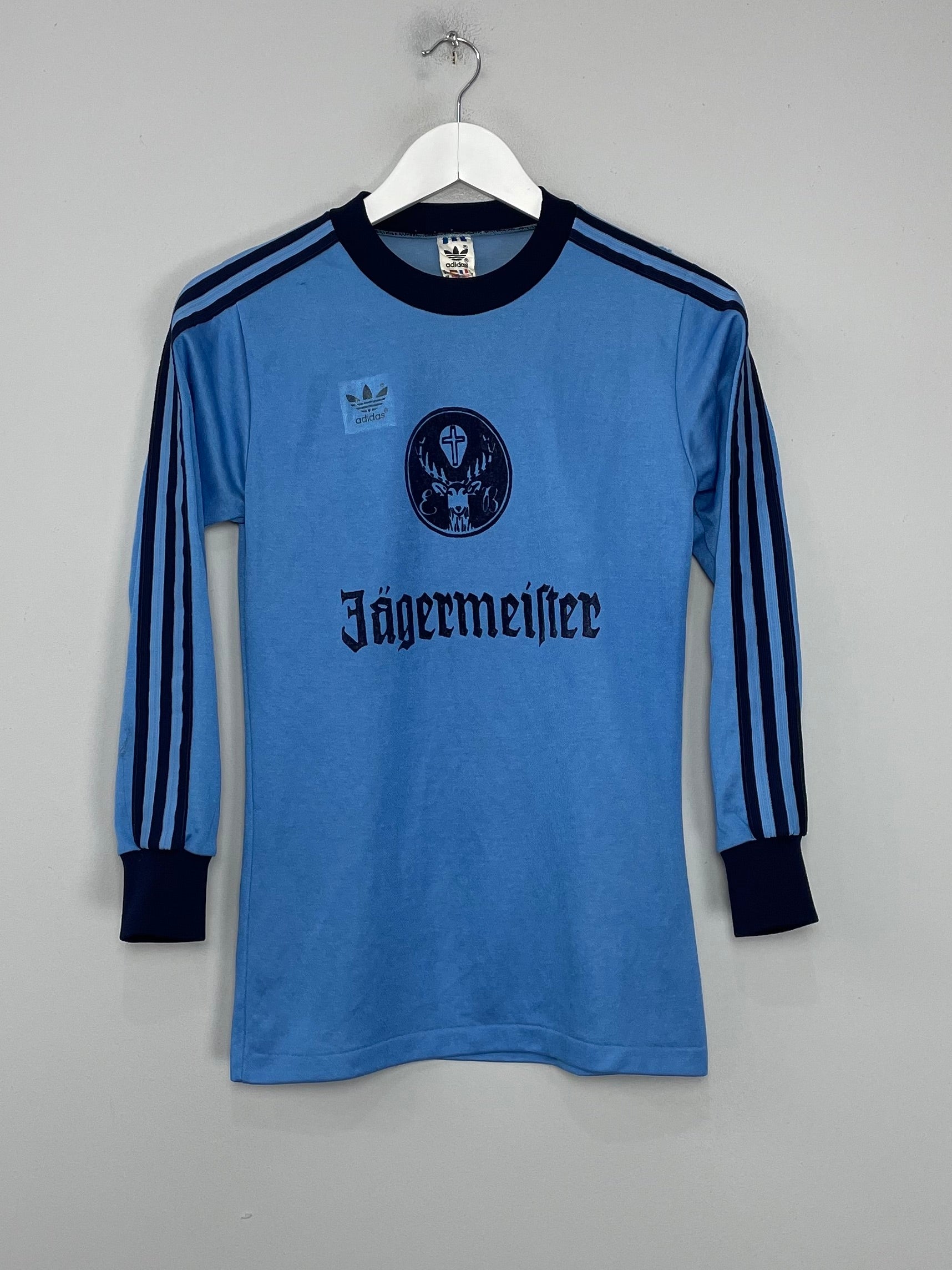 1976/78 EINTRACHT BRAUNSCHWEIG L/S AWAY SHIRT (S) ADIDAS