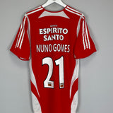 2007/08 BENFICA NUNO GOMES #21 HOME SHIRT (M) ADIDAS