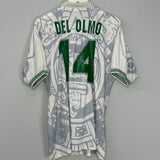 1996/98 MEXICO DEL OLMO #14 AWAY SHIRT (M) ABA SPORT