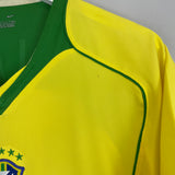 2004/06 BRAZIL RONALDINHO #10 HOME SHIRT (S) NIKE