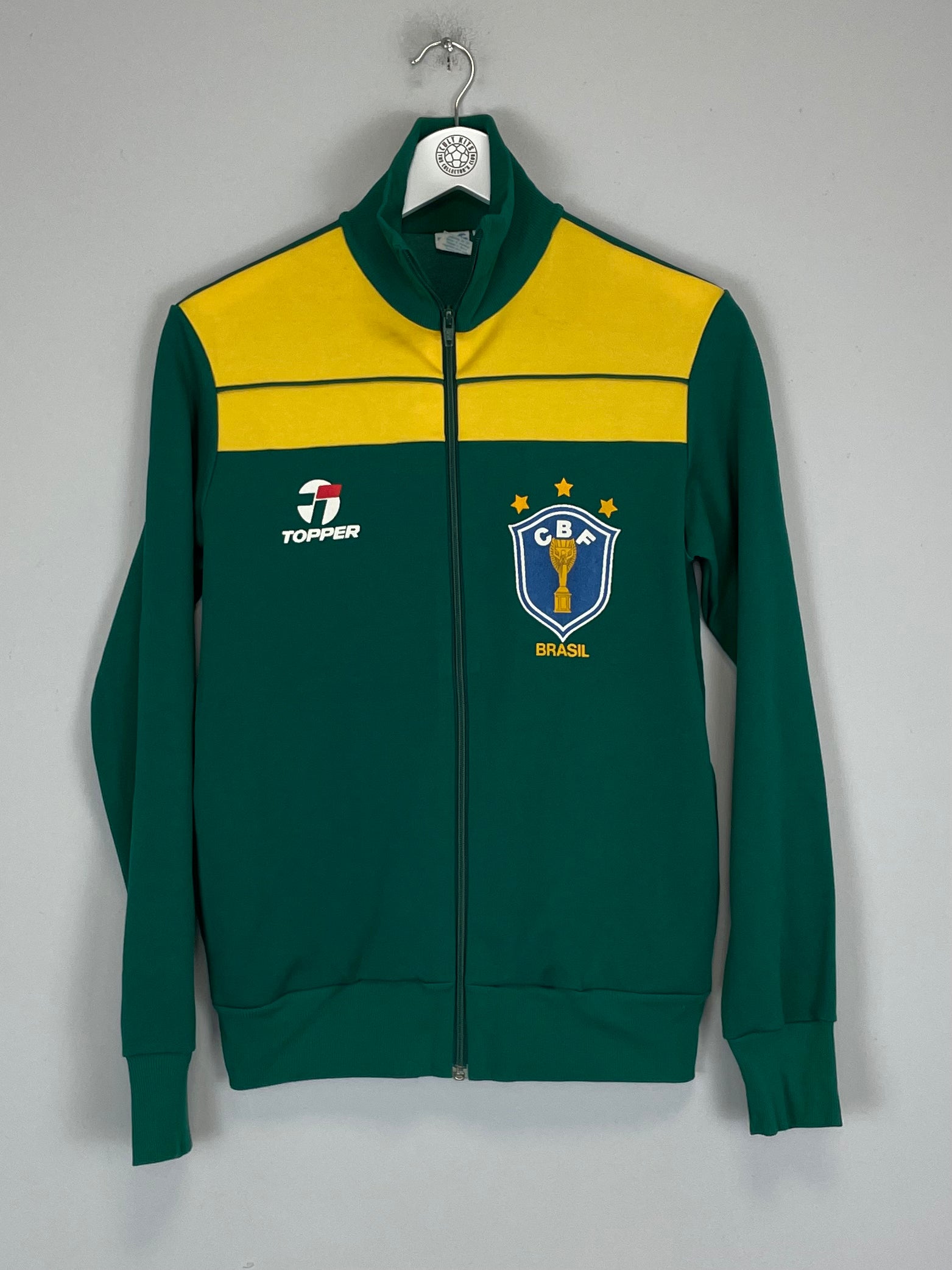 1980/82 BRAZIL TRACKSUIT TOP (S) TOPPER