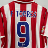 2003/04 ATLETICO MADRID F.TORRES #9 HOME SHIRT (M) NIKE