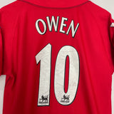 2002/04 LIVERPOOL OWEN #10 HOME SHIRT (S) REEBOK