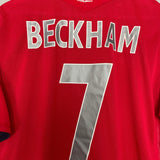 2004/06 ENGLAND BECKHAM #7 AWAY SHIRT (XL) UMBRO