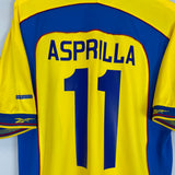 2001/03 COLOMBIA ASPRILLA #11 HOME SHIRT (M) REEBOK