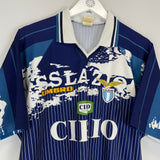 1996/98 LAZIO AWAY SHIRT (L) UMBRO