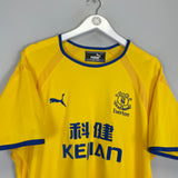 2003/04 EVERTON AWAY SHIRT (L) PUMA