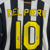 2010/11 JUVENTUS DEL PIERO #10 HOME SHIRT (L) NIKE