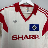 1987/88 HAMBURG #3 L/S HOME SHIRT (S) ADIDAS