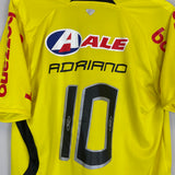 2009 FLAMENGO ADRIANO #10 AWAY SHIRT (M) OLYMPIKUS