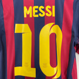 2013/14 BARCELONA MESSI #10 HOME SHIRT (S) NIKE