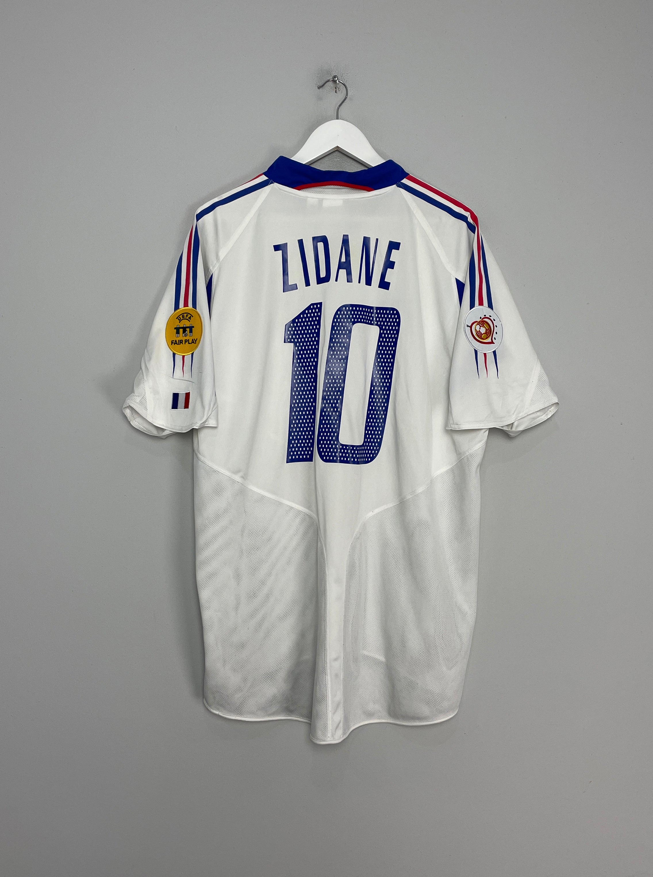 2004/06 FRANCE ZIDANE #10 AWAY SHIRT (XL) ADIDAS