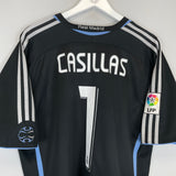 2006/07 REAL MADRID CASILLAS #1 GK SHIRT (L) ADIDAS