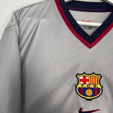 1998/01 BARCELONA #19 *PLAYER ISSUE* BNWT AWAY SHIRT (XL) NIKE