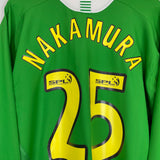 2005/06 CELTIC NAKAMURA #25 L/S HOME SHIRT (XL) NIKE