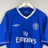 2003/05 CHELSEA MAKELELE #4 HOME SHIRT (XL) UMBRO