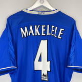 2003/05 CHELSEA MAKELELE #4 HOME SHIRT (XL) UMBRO