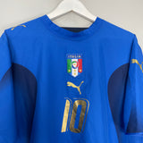 2006 ITALY TOTTI #10 HOME SHIRT (XL) PUMA