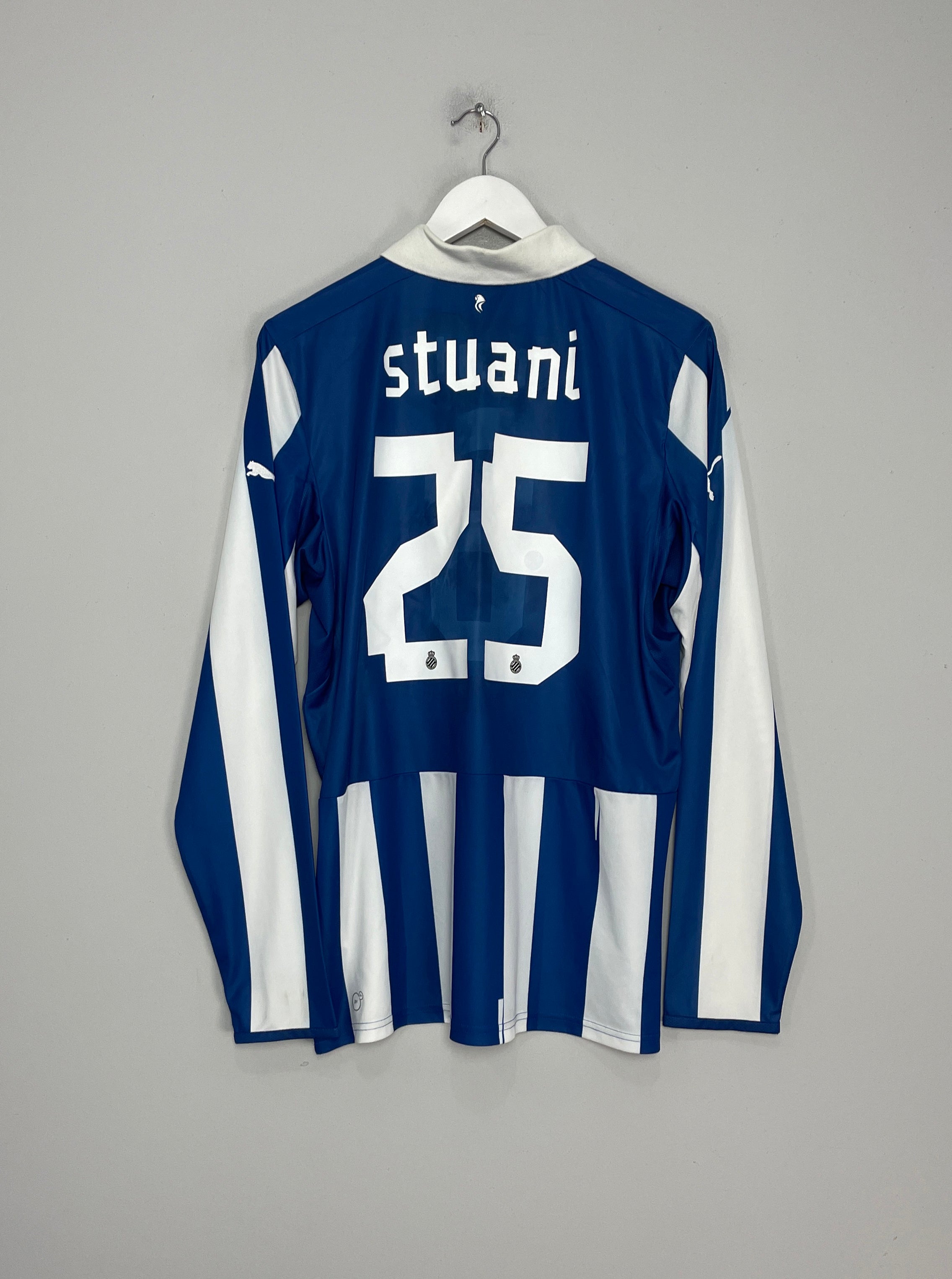 2012/13 ESPANYOL STUANI #25 L/S HOME SHIRT (L) PUMA