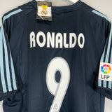 2003/04 REAL MADRID RONALDO #9 *BNWT* AWAY SHIRT (XL) ADIDAS