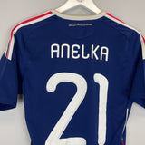 2009/10 FRANCE ANELKA #21 HOME SHIRT (S) ADIDAS