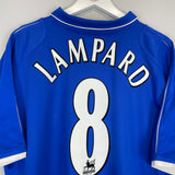 2001/03 CHELSEA LAMPARD #8 HOME SHIRT (XL) UMBRO