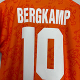 1994 NETHERLANDS BERGKAMP #10 HOME SHIRT (M) LOTTO