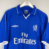 2001/03 CHELSEA TERRY #26 HOME SHIRT (XL) UMBRO