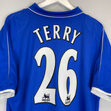 2001/03 CHELSEA TERRY #26 HOME SHIRT (XL) UMBRO