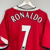 2004/05 MANCHESTER UNITED RONALDO #7 HOME SHIRT (XXXL) NIKE