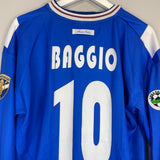 2001/02 BRESCIA BAGGIO #10 L/S HOME SHIRT (XL) GARMAN