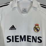 2005/06 REAL MADRID BECKHAM #7 HOME SHIRT (L) ADIDAS