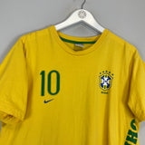 2006 BRAZIL RONALDINHO T-SHIRT (XL) NIKE