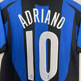 2004/05 INTER MILAN ADRIANO #10 HOME SHIRT (S) NIKE