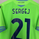 2020/21 LAZIO SERGEJ #21 AWAY SHIRT (XL) MACRON