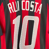 2002/03 AC MILAN RUI COSTA #10 HOME SHIRT (L) ADIDAS